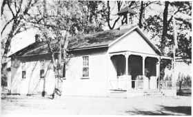 Elmwood School in 1853, built byJohn Sloan on South Copperopolis road. 